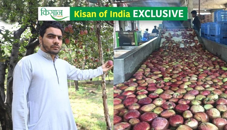 Dr. Syed Owais Feroz, who is cultivating apple, set up a grading plant, increased income and showed way to others