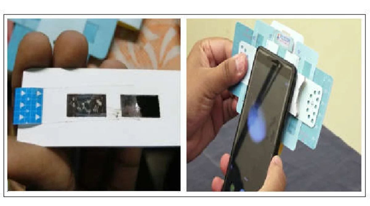 Foldscope microscope