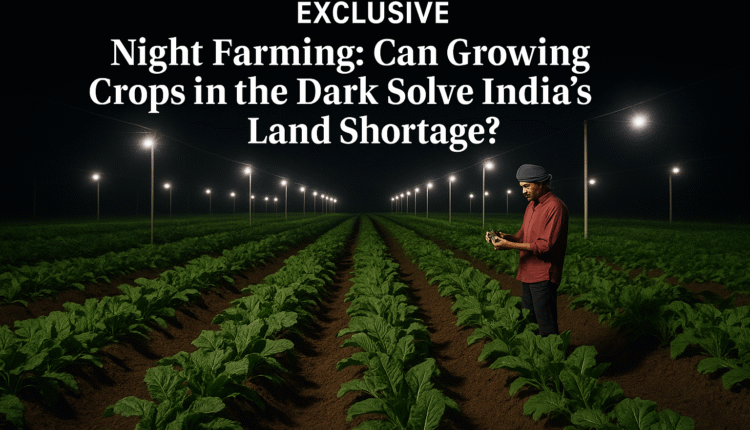 EXCLUSIVE Night Farming: Can Growing Crops in the Dark Solve India’s Land Shortage?