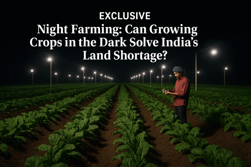 EXCLUSIVE Night Farming: Can Growing Crops in the Dark Solve India’s Land Shortage?