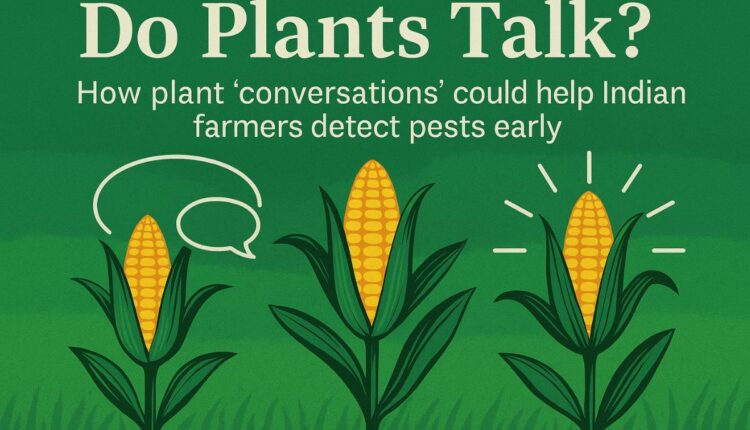 Do Plants Talk? How plant “conversations” could help Indian farmers detect pests early ?