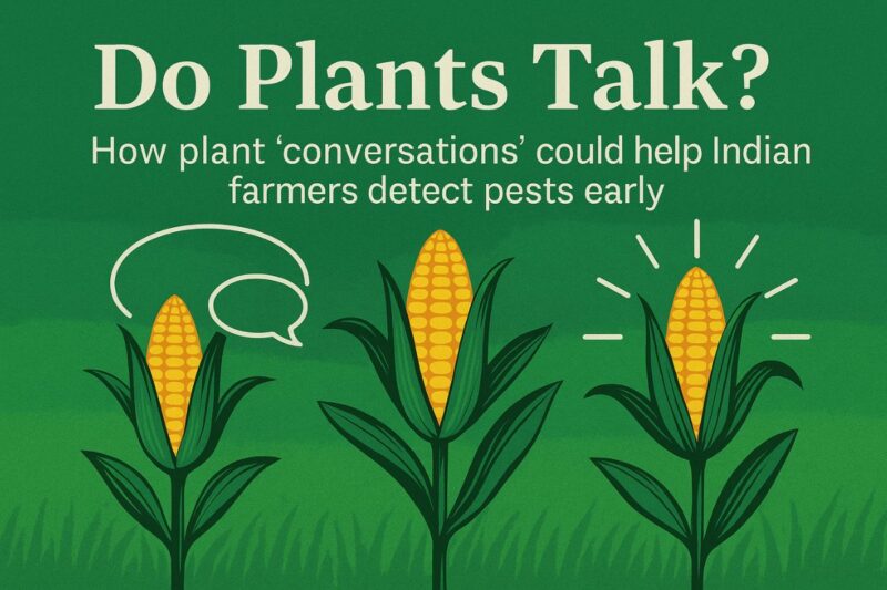 Do Plants Talk? How plant “conversations” could help Indian farmers detect pests early ?