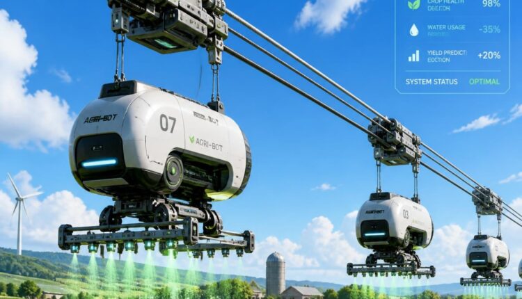 Cable-Suspended Farm Robots Are Changing How Steep Hillsides Are Cultivated