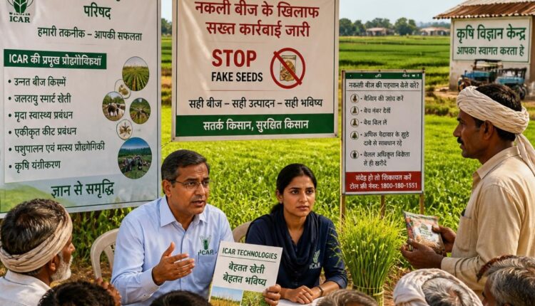 Government Plans to Take ICAR Technologies to 10 Crore Farmers, Tightens Crackdown on Fake Seeds